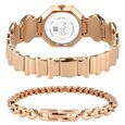 Titan Raga Unlocked Quartz Analog Mother Of Pearl Dial Rose Gold Metal Strap Watch For Women - image number 5