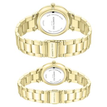 Kenneth Cole Quartz Analog Silver Dial Stainless Steel Strap Watch for Couple