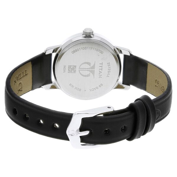 Titan Karishma Black Dial Analog Leather Strap watch for Women - image number 3