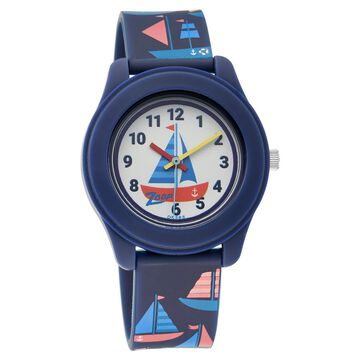 Zoop By Titan Quartz Analog White Dial PU Strap Watch for Kids