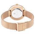 Glitz Rose Gold Dial Stainless Steel Strap Watch for Women - image number 4