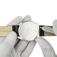 22 mm Black Genuine Leather Strap for Men - image number 6