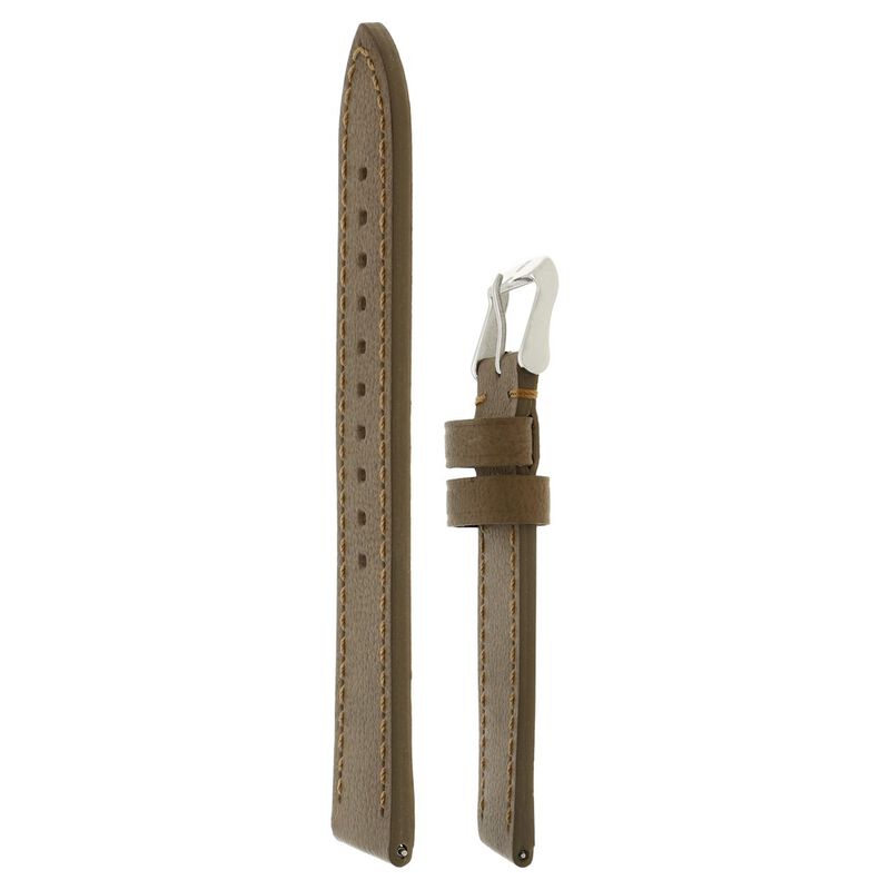 24 mm Brown Genuine Leather Strap for Men - image number 2