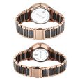 Titan Modern Bandhan Pair Analog with Black Dial Ceramic and Rose Gold Stainless Steel Strap Watch for Couples - image number 4