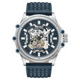 Police Automatic With Self Winding Blue Dial Blue Color Leather Strap Watch For Men - image number 0