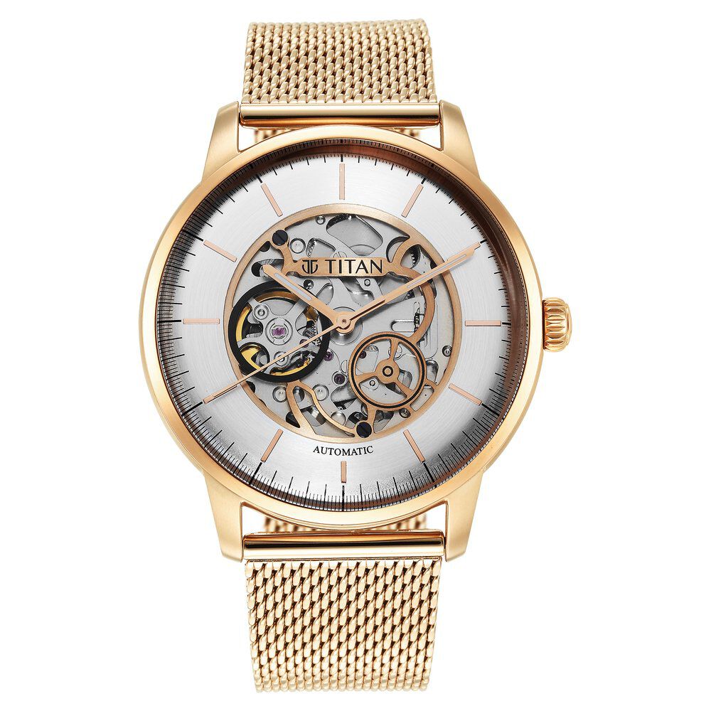 Titan automatic on sale skeleton watch