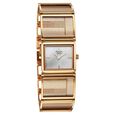 Titan Raga Ethereal Quartz Analog White Mother Of Pearl Dial Rose Gold Stainless Steel Strap Watch For Women - image number 1