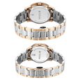 Titan Royal Bandhan Quartz Analog with Day and Date Pink Dial Two Toned Strap Watch For Couple - image number 4