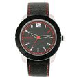 Fastrack Quartz Analog Black Dial Leather Strap Watch for Guys