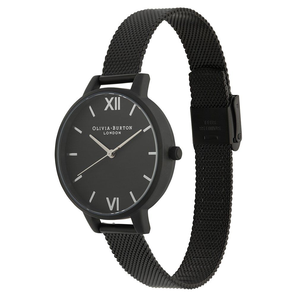 Buy Online Olivia Burton Quartz Analog Black Dial Stainless Steel Strap Watch for Women ncob16ad51w Titan