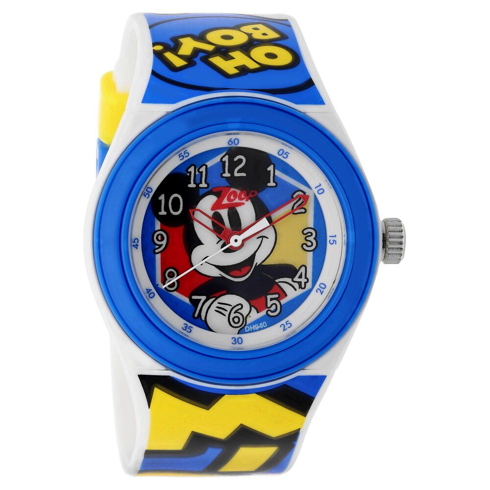 Zoop Mickey Watch for Kids Easy Minute Reading Vibrant Fun Dial