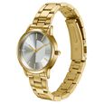 Poze By Sonata Quartz Analog Silver Dial Golden Stainless Steel Strap Watch For Women - image number 4