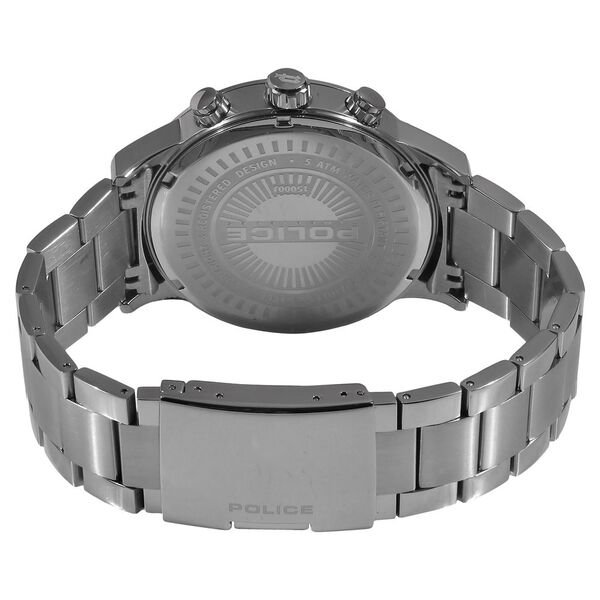 Police Quartz Chronograph Black Dial Metal Strap Watch for Men - image number 3