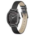 Sonata Linnea Black Dial Women Watch With Leather Strap - image number 1