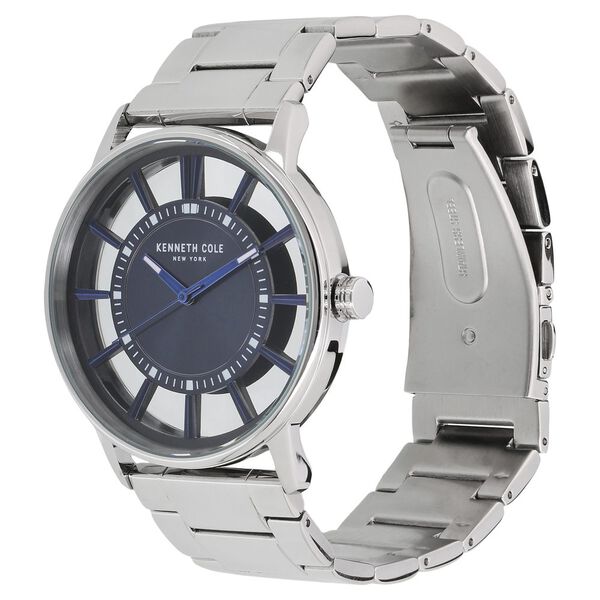 Kenneth Cole Quartz Analog Blue Dial Stainless Steel Strap Watch for Men - image number 1