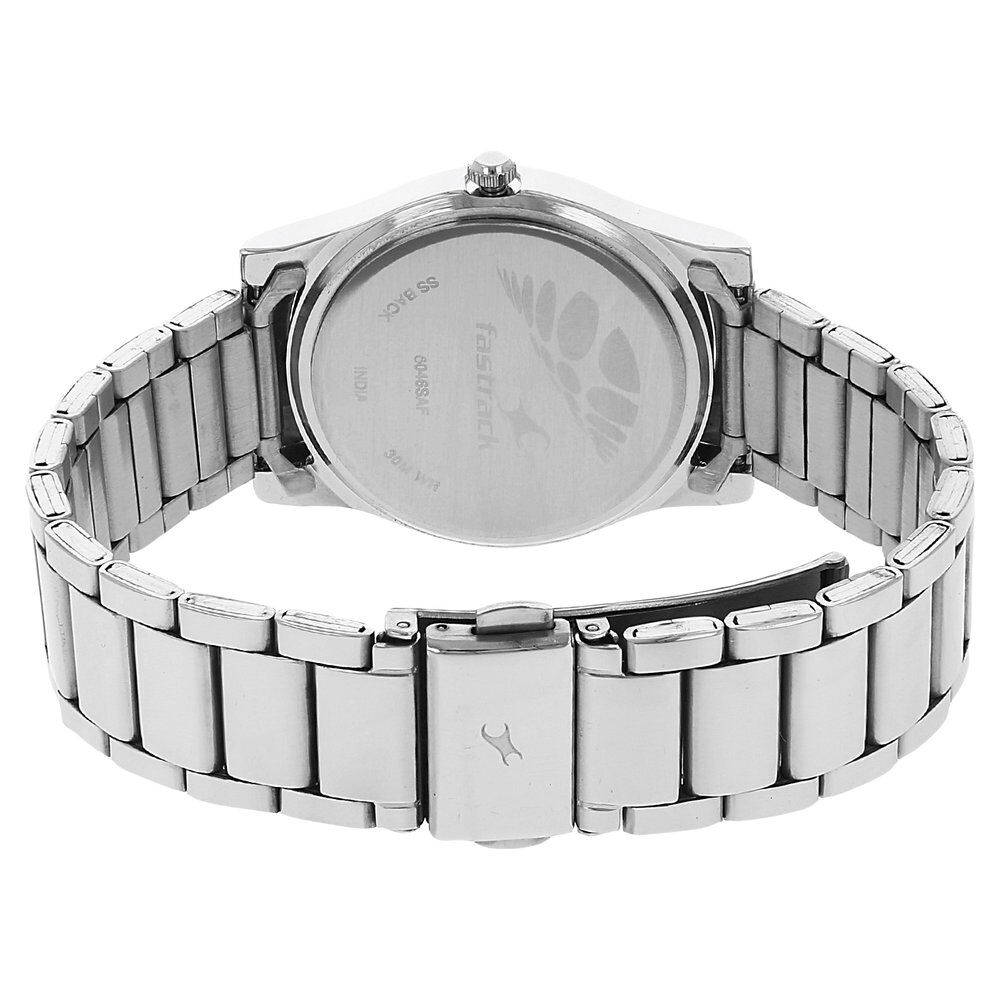 Buy Online Fastrack Quartz Analog Silver Dial Stainless Steel