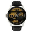 Fastrack Quartz Analog Yellow Dial Leather Strap Watch for Guys - image number 0