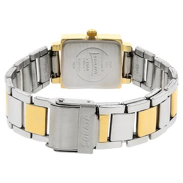 Sonata Quartz Analog Silver Dial Stainless Steel Strap Watch for Women