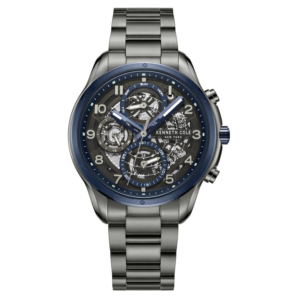 Buy Online Kenneth Cole Grey Dial Quartz Multifunction Watch for Men kcwgk2218903mn Titan