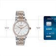 Sonata Poze Quartz Analog White Dial Two Toned Colour Stainless Steel Strap Watch For Men - image number 3