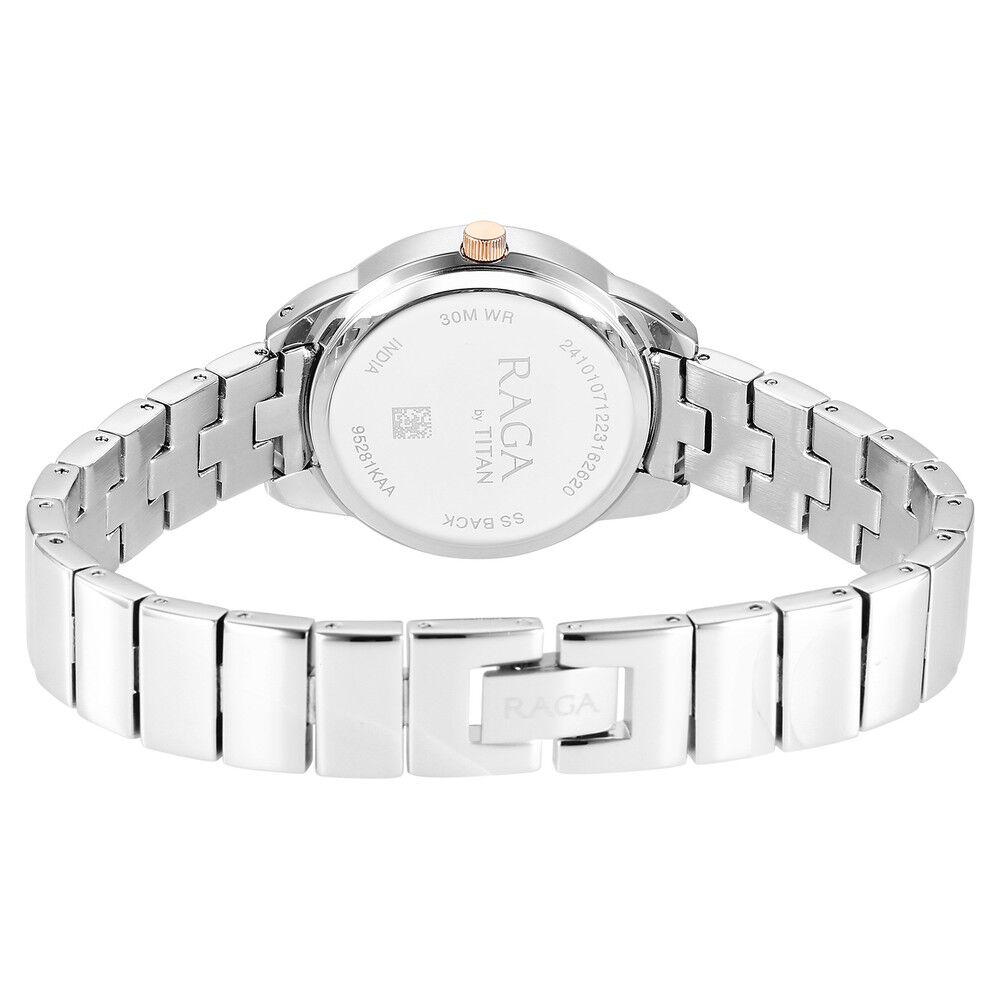 Buy Online Titan Raga Showstopper Quartz Analog Purple Dial Metal