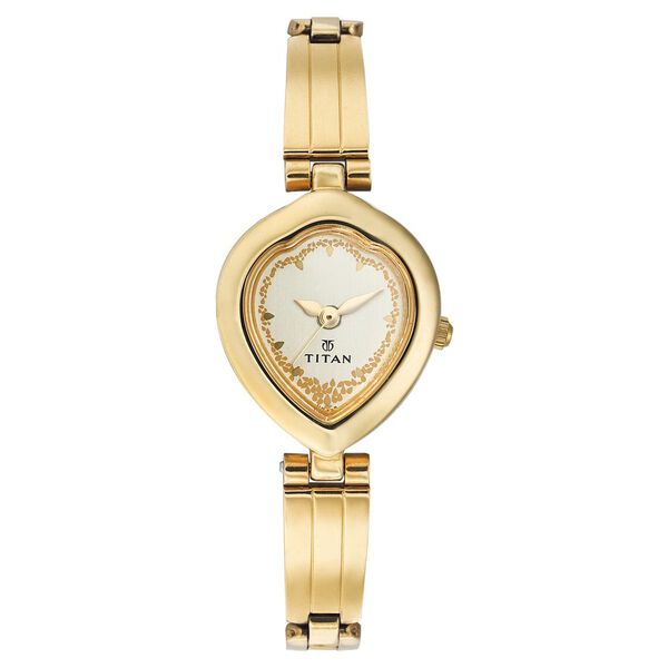 Titan Quartz Analog Champagne Dial Watch for Women - image number 0