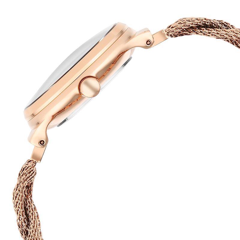 Titan Raga Delight Rose Gold Dial Women Watch With Stainless Steel Strap - image number 5