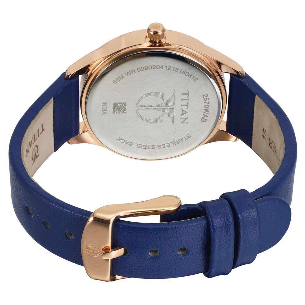 Buy Online Titan Sparkle White Dial Analog Date Function Watch for Women ns2570wl02 Titan