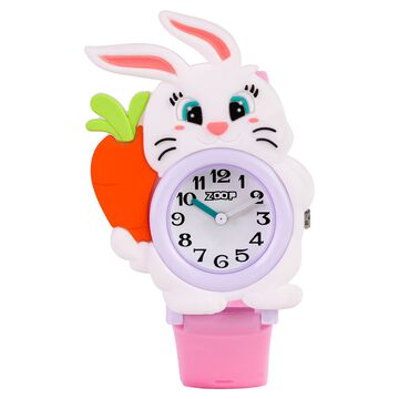 Titan Friends from Nature Quartz Analog Pink Dial Plastic Strap watch For Kids