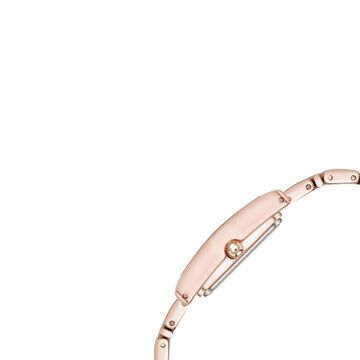 Anne Klein Quartz Analog Rose Gold Dial Rose Gold Metal Strap Watch For Women
