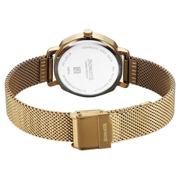 Sonata Eternia Quartz Analog Silver Dial Metal Strap Watch For Women