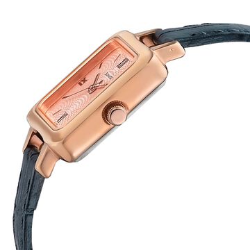 Sonata Blush It Up Rose Gold Dial Women Watch With Leather Strap