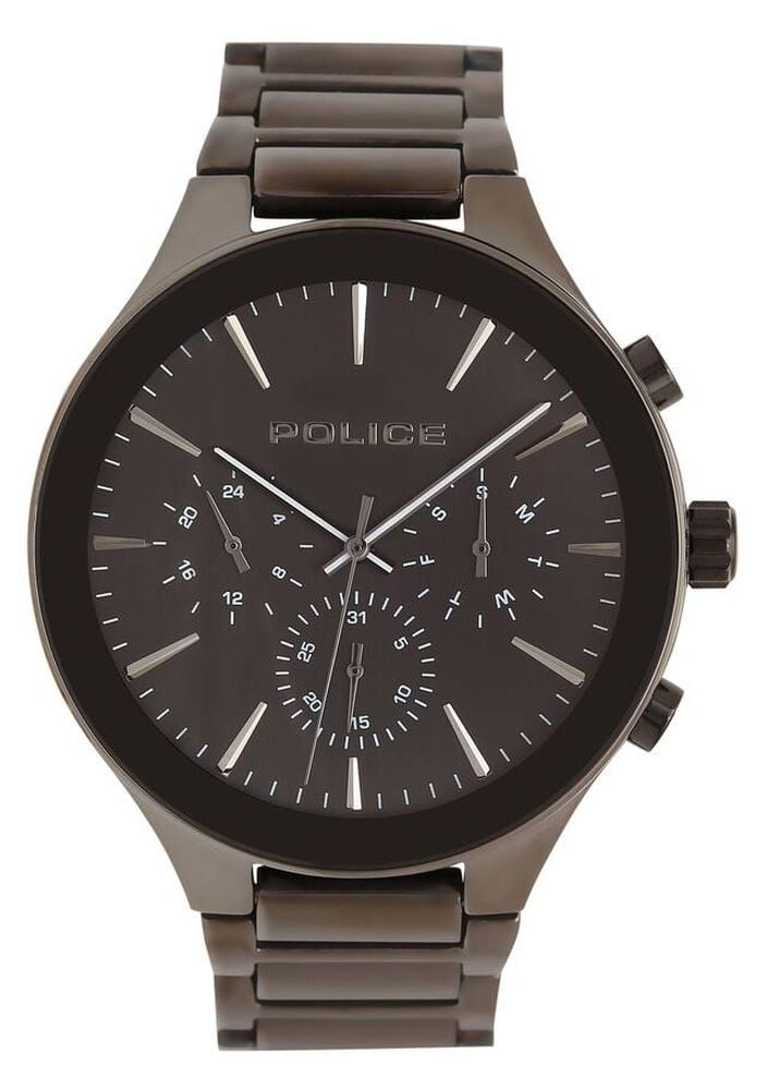 Buy Online Police Quartz Multifunction Grey Dial Metal Strap Watch for Men nepl15936jsgy13m Titan