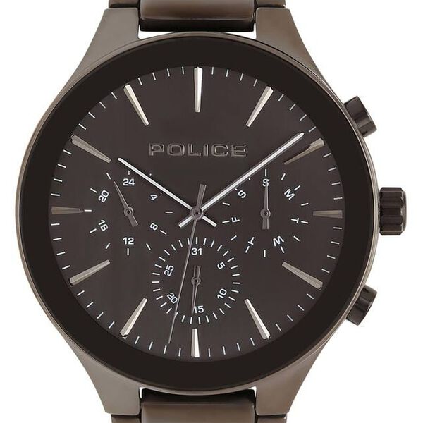 Police Quartz Multifunction Grey Dial Metal Strap Watch for Men - image number 0