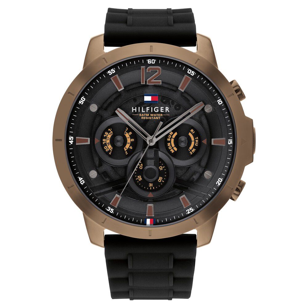 Tommy hilfiger watch black strap hotsell