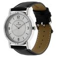 Titan Quartz Analog Silver Dial Leather Strap Watch for Men - image number 1
