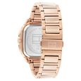 Tommy Hilfiger Quartz Multifunction Black Dial Rose Gold Stainless Steel Strap Watch For Men - image number 2