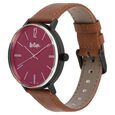 Lee Cooper Quartz Analog Black Dial Leather Strap Watch for Men - image number 2