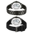 Kenneth Cole Automatic Grey Dial With Grey Stainless Steel & Silicone Strap Watch For Men - image number 6