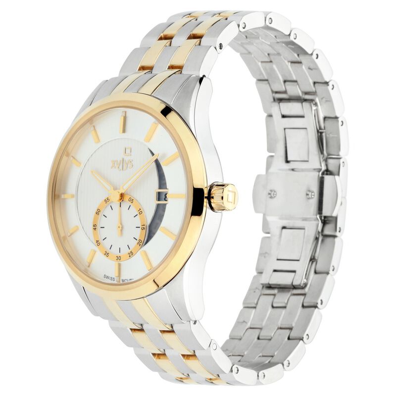Xylys Quartz Analog with Date Silver Dial Stainless Steel Strap Watch for Men - image number 2