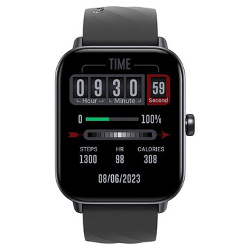 Fastrack Rider with 4.64 cm TFT LCD Display, SingleSync BT Calling Unisex Smart Watch with Black Strap