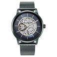 Titan Skeletal Automatic Blue Dial Blue Stainless Steel Strap Watch for Men - image number 1