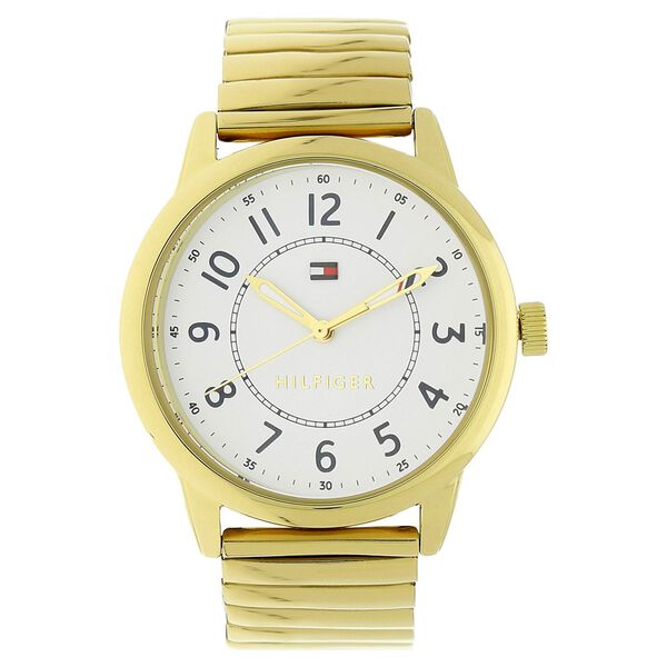 Tommy Hilfiger Quartz Analog White Dial Metal Strap Watch for Women - image number 0