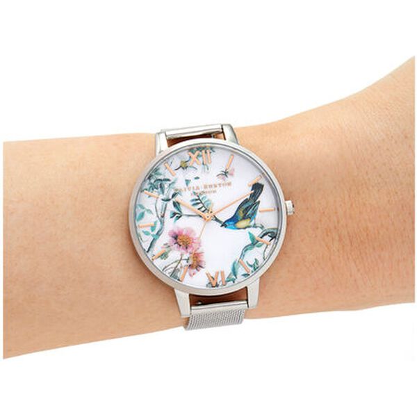 Olivia Burton Quartz Analog White Dial Stainless Steel Strap Watch for Women - image number 3