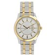 Titan Quartz Analog with Day and Date Champagne Dial Stainless Steel Strap Watch for Men