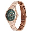 Sonata Festive Quartz Multifunction Green Dial Metal Strap Watch For Women - image number 1