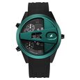 Fastrack Overdrive Chronograph Micromotor Grey Dial Grey Stainless Steel Strap Watch For Guys
