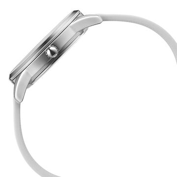 Poze by Sonata Quartz Analog Silver Dial Silicone Strap Watch for Men