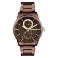 Police Quartz Multifunction Golden Dial Metal Strap Watch for Men - image number 0