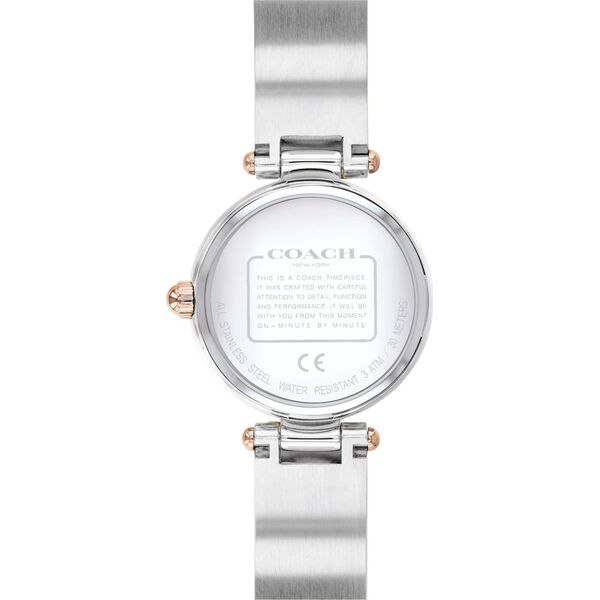 Coach Quartz Analog Silver Dial Stainless Steel Strap Watch for Women - image number 2